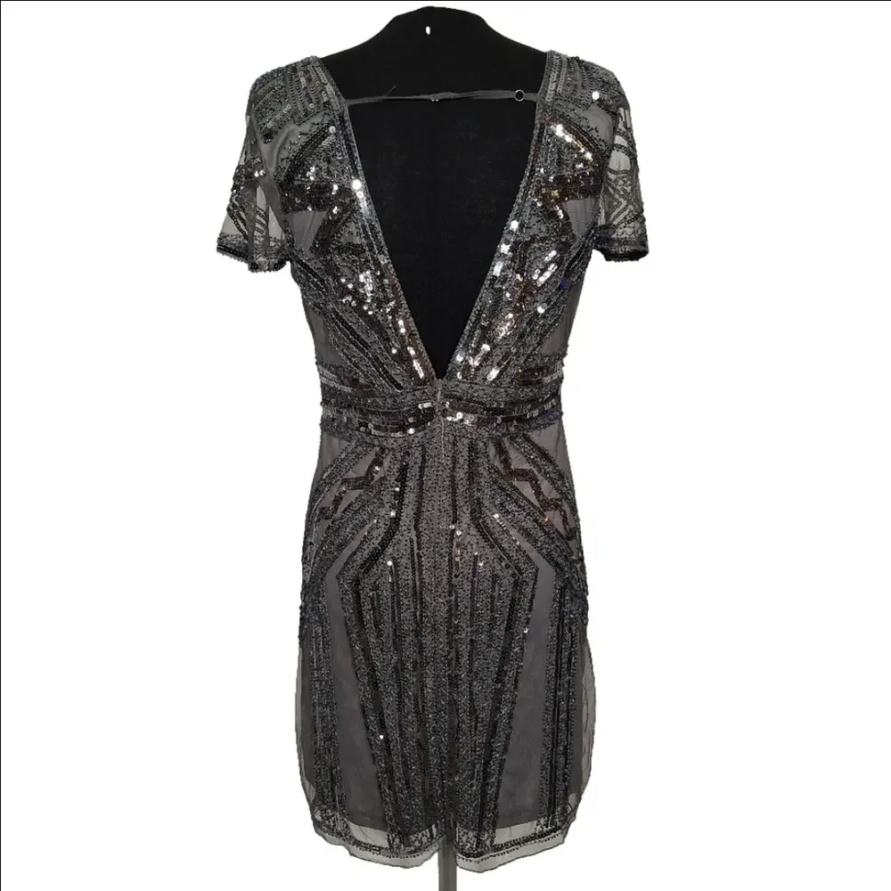 NWT. Vision For Innovation Beaded Dress -szL